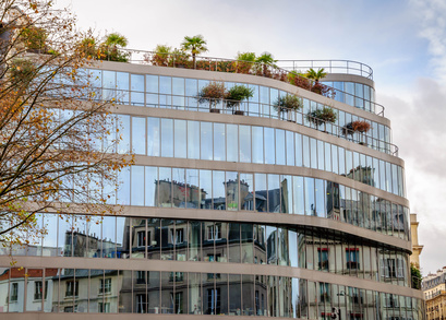 Immeubles modernes et anciens photo : Immeubles modernes et anciens