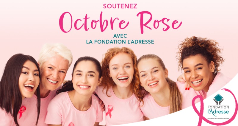 La Fondation L’Adresse soutient Octobre Rose
