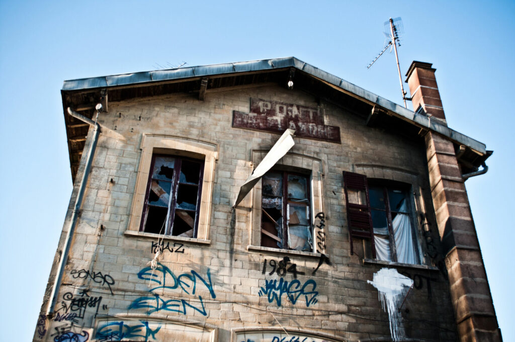 photo : maison abandonnée